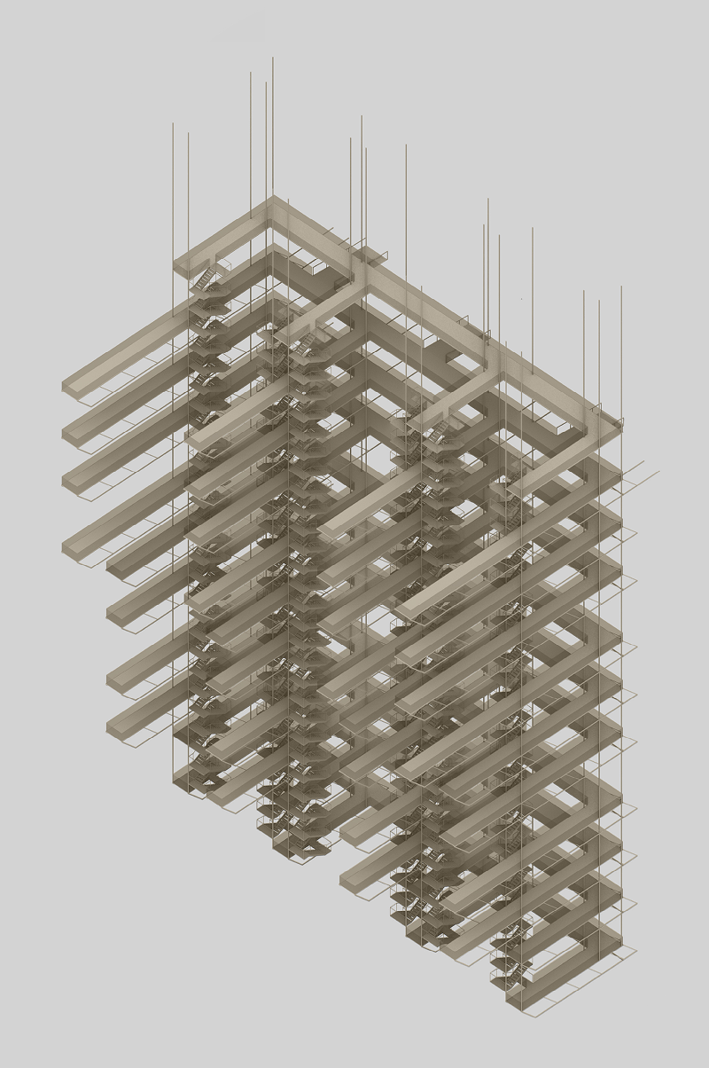 a series of 11 platform